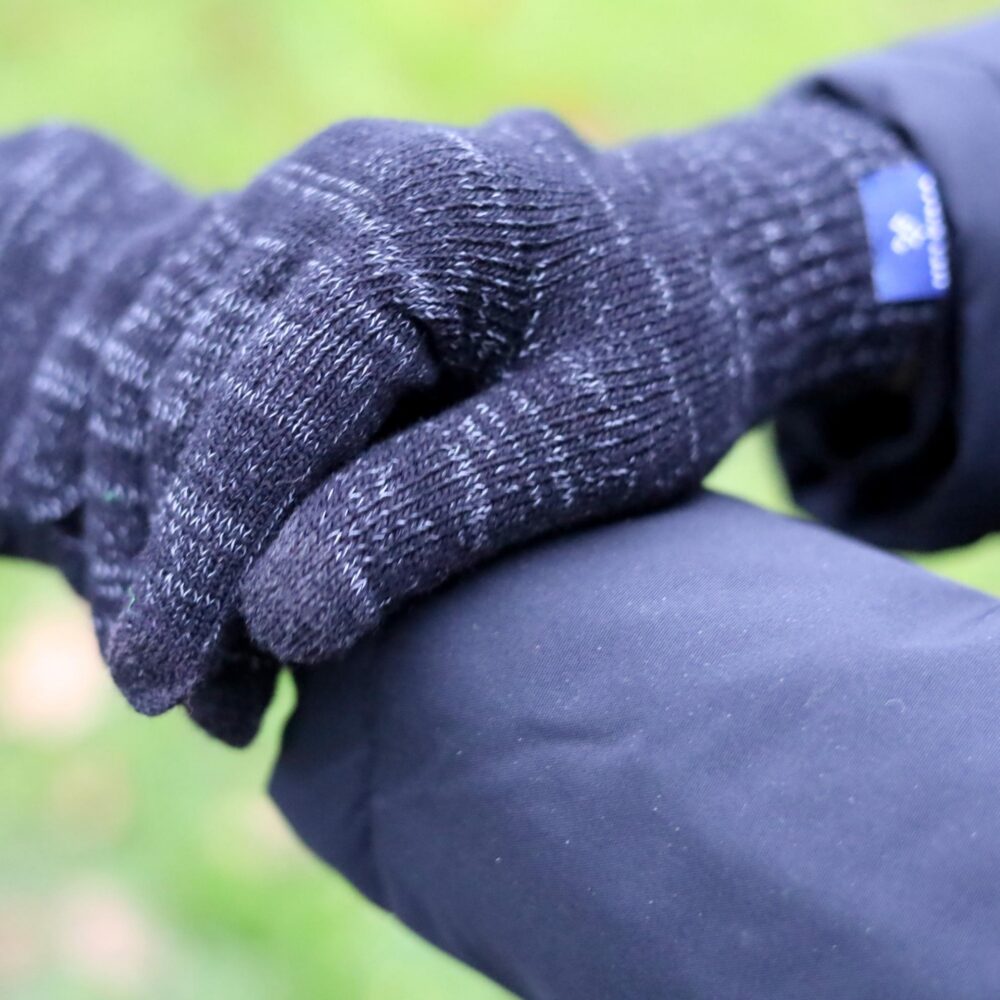 Mustad helkurkindad puutetundlike sõrmeotstega